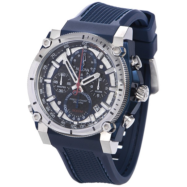 Relogio bulova pulseira de borracha Clearance