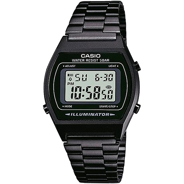 Relógio Digital Casio Vintage B640WB 1ADF - Preto