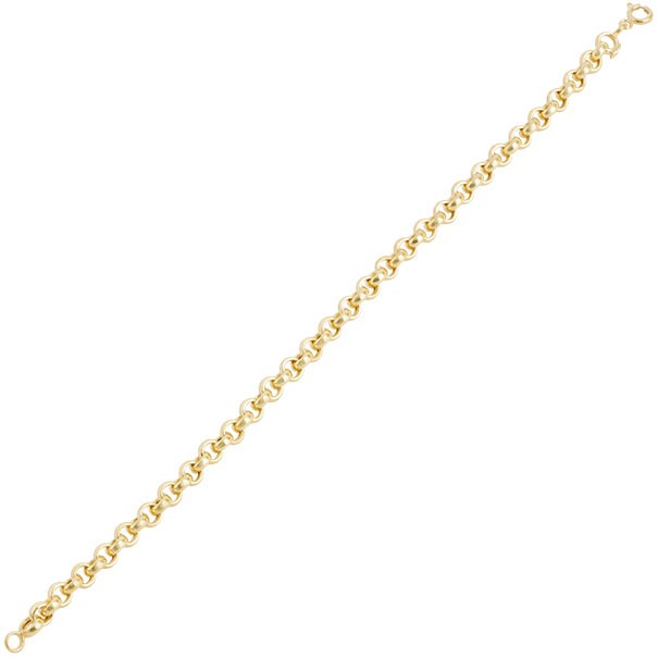 Pulseira Ouro 18k Elo Português 19cm - 6.20gr