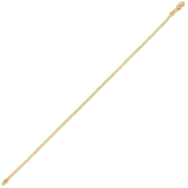 Pulseira em Ouro 18k  Bismarck 18cm - 1.90g  
