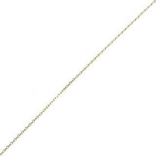 Tornozeleira em Ouro 18k Cartie Diamantada 24cm - 2.10g
