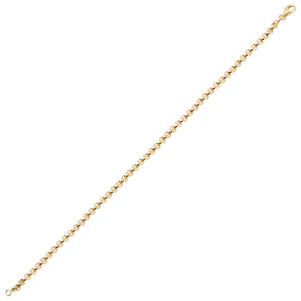 Pulseira em Ouro 18k Elo Português Fechada 19cm - 2.70g