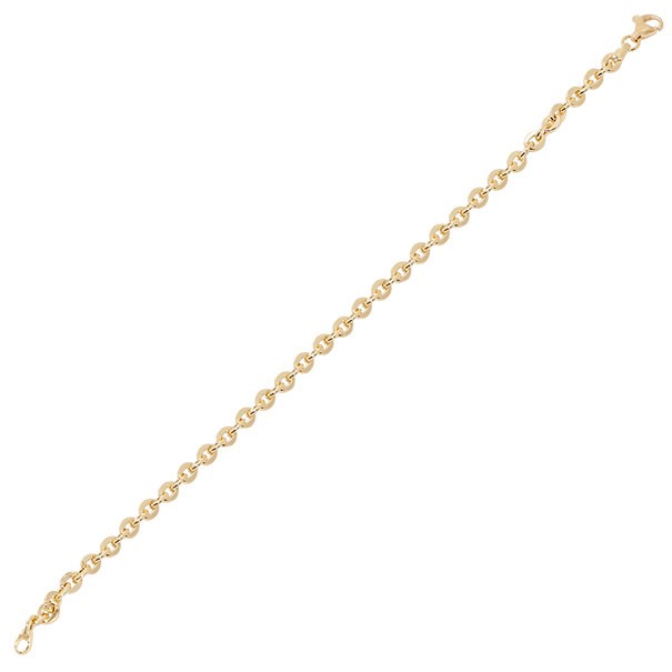 Pulseira em Ouro 18k Bailarina 19cm - 3.30g
