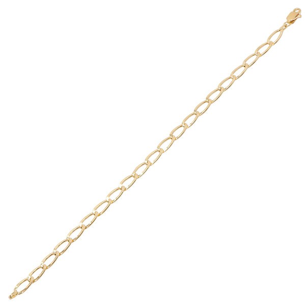 Pulseira em Ouro 18k Elos Iguais 21cm - 3.90g 