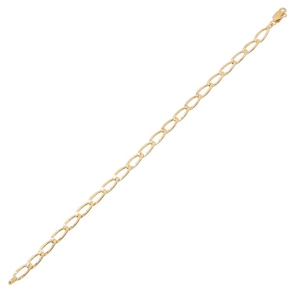 Pulseira em Ouro 18k Elos Iguais 21cm - 3.80g 