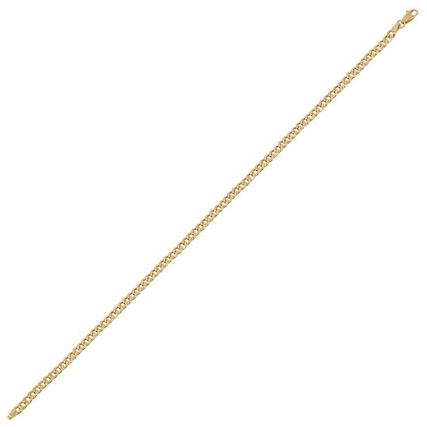 Pulseira em Ouro 18k Groumet   21cm - 3.40g