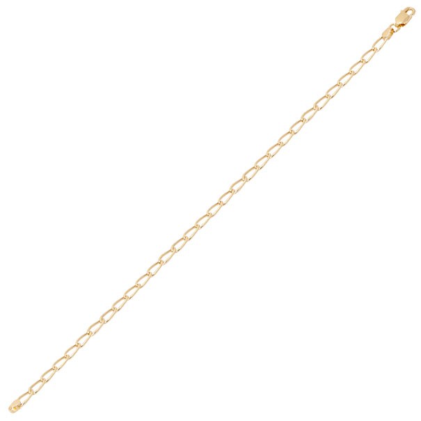 Pulseira em Ouro 18k Elos Iguais  21cm - 2.10g