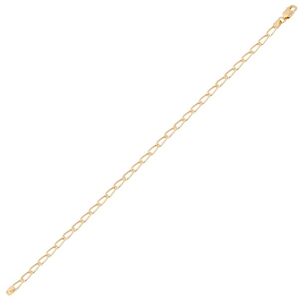 Pulseira em Ouro 18k Elos Iguais  21cm - 2.10g