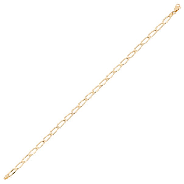 Pulseira em Ouro 18k Elos Iguais  21cm - 2.80g