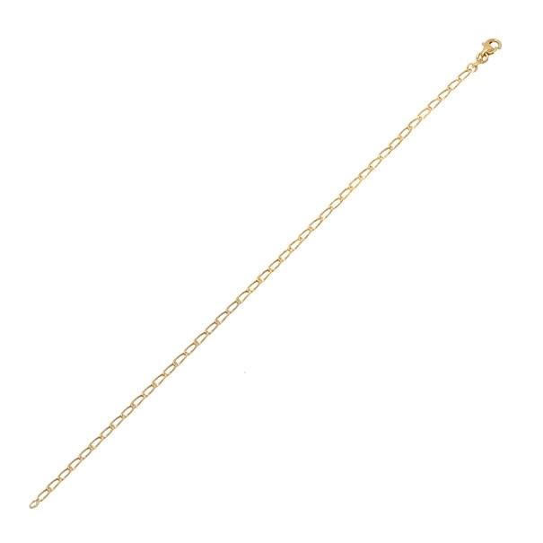 Pulseira em Ouro 18k Elos Iguais 19cm -1.20g