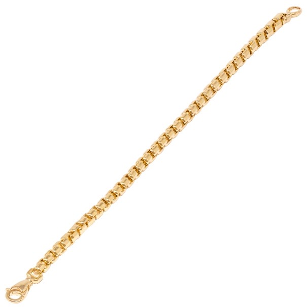 Pulseira em Ouro 18k Veneziana Oca 20cm - 13.30g