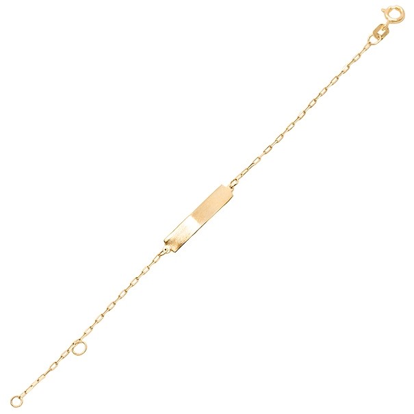 Pulseira 13cm Infantil Cartie com Chapa