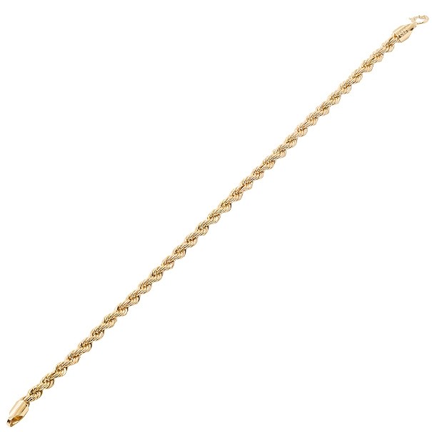 Pulseira em Ouro 18k Cordão Laser 19cm - 4.00g