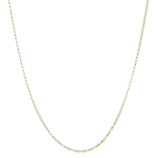 Corrente em Ouro 18k Elo Português Diamantado 45cm - 1.60g   