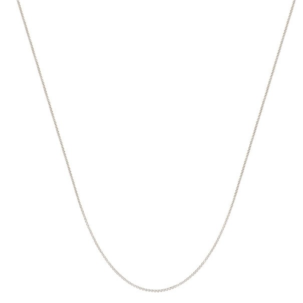 Corrente em Ouro Branco 18k  Veneziana 45cm - 2.20g