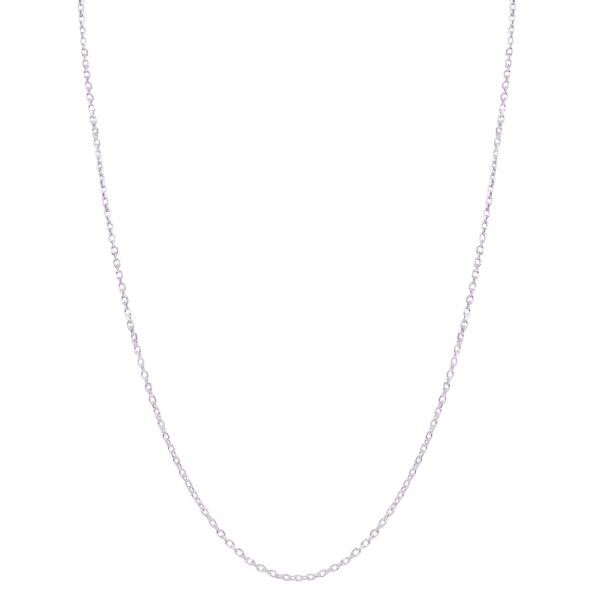 Corrente em Ouro Branco 18k Cartie Diamantada 45cm - 2.70g