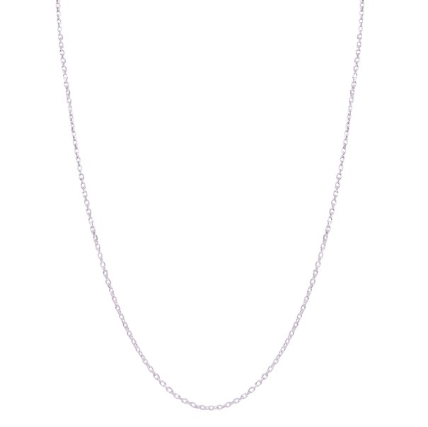 Corrente em Ouro Branco 18k Cartie Diamantada 60cm - 3.70g