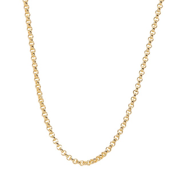 Corrente em Ouro 18k Elo Português Fechada 45cm - 5.90gr 
