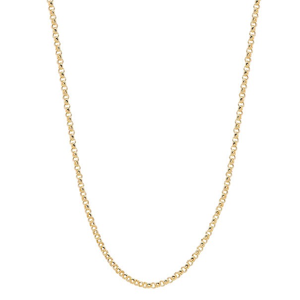 Corrente em Ouro 18k Elo Português Fechada 40cm - 3.20gr 