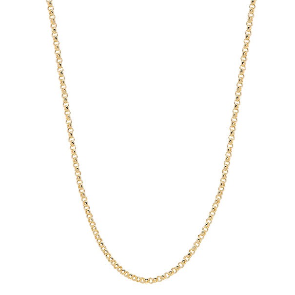 Corrente em Ouro 18k Elo Português Fechada 45cm - 3.50gr