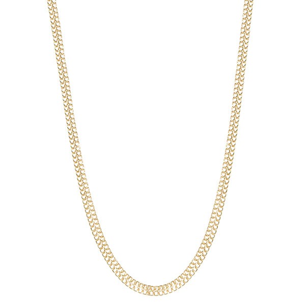 Corrente em Ouro 18k Lacraia 40cm - 3.10gr 