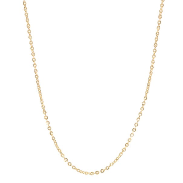 Corrente em Ouro 18k Bailarina Oca 50cm - 2.30g