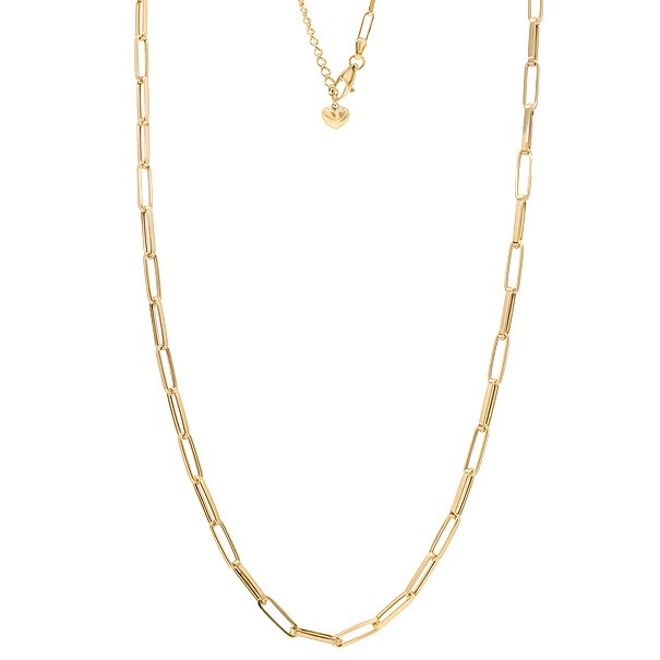 Corrente em Ouro 18k Choker Veneziana Elo Longo - 4.90g