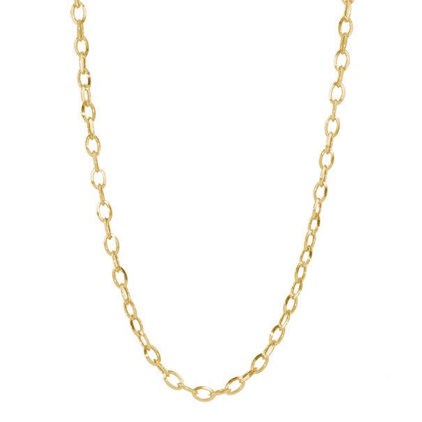 Corrente Triangular Oval 50cm - 5.90gr