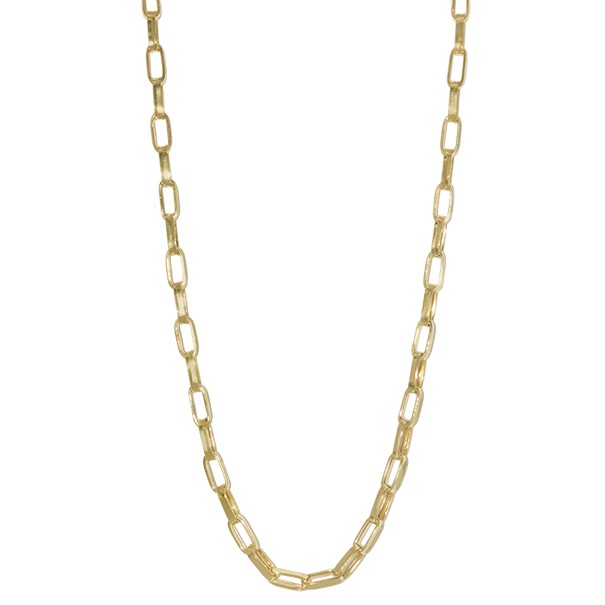 Corrente Veneziana Elo Longo com Fecho Tubo  60cm - 19.40gr