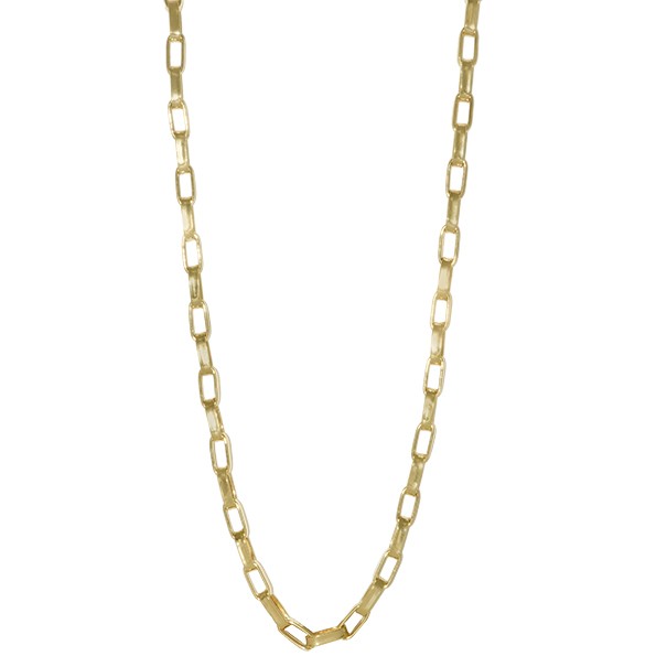 Corrente Veneziana Elo Longo com Fecho Tubo  60cm - 25.70gr