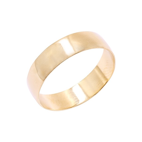 Aliança em Ouro 18k Reta 5mm