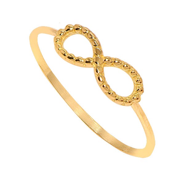 Anel em Ouro 18k Star Light Infinito Fino