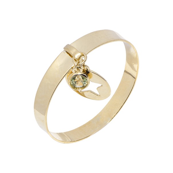 Anel Faith com 1 Peridoto
