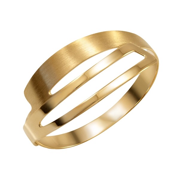 Anel em Ouro 18k Aster Fosco/Polido    	