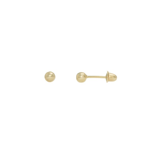 Brinco em Ouro 18k Bola 2.5mm