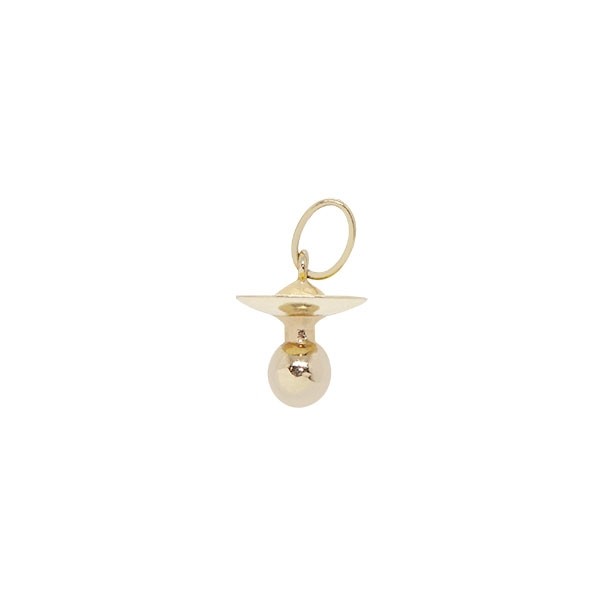 Pingente em Ouro 18k Chupeta Polida