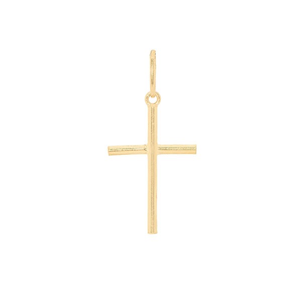 Pingente em Ouro 18k Cruz Palito - Pequena