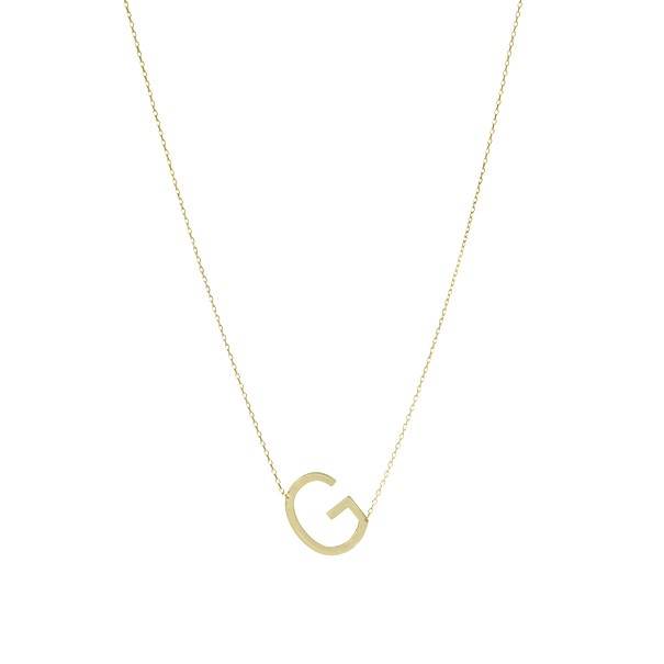Gargantilha em Ouro 18k Letra G - Pequena 