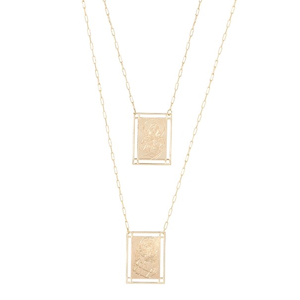 Escapulário em Ouro 18k  Cartie  60cm