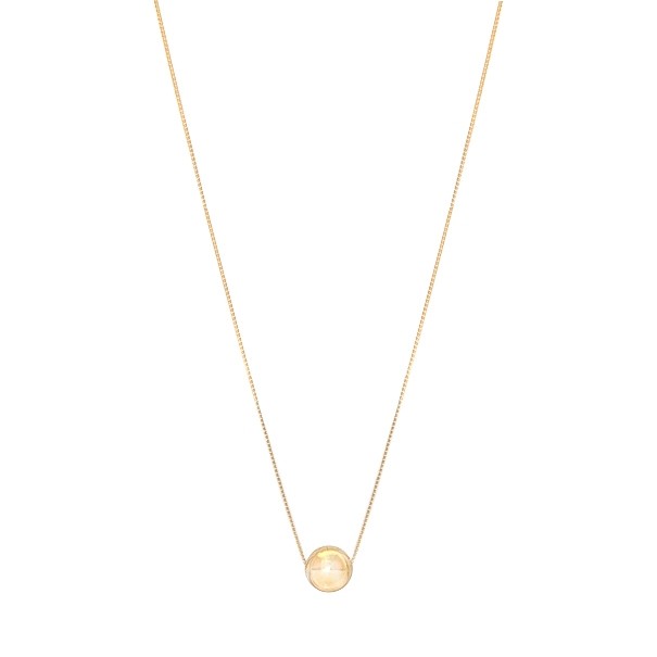 Gargantilha em Ouro 18k Bola 7mm Polida 