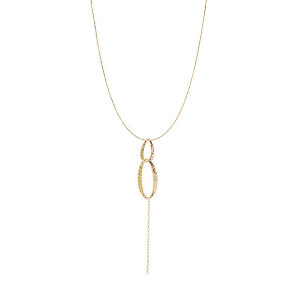 Gargantilha em Ouro 18k Kali com 5 Brilhantes