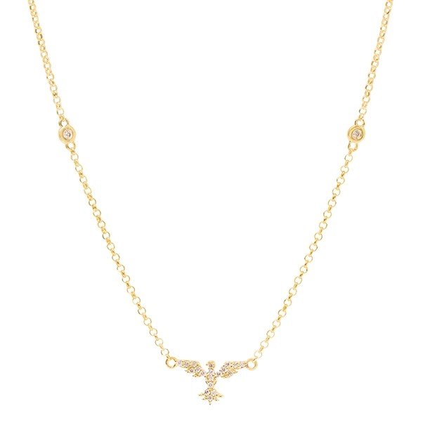 Gargantilha em Ouro 18k Espírito Santo com 21 Brilhantes