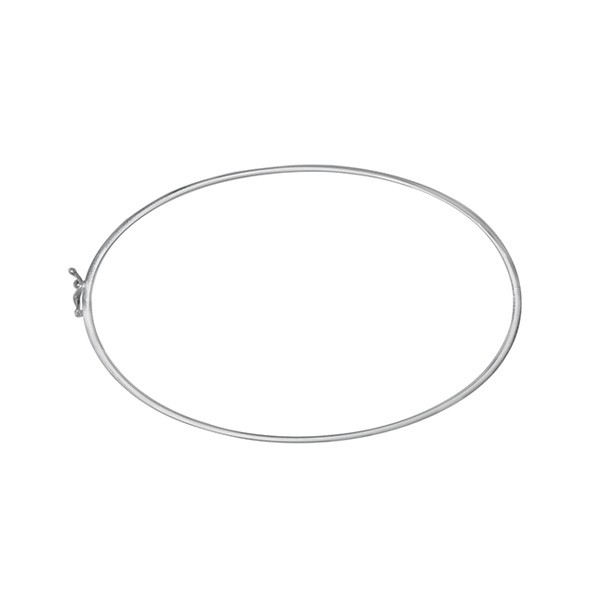 Bracelete em Ouro Branco 18k  Fio Quadrado