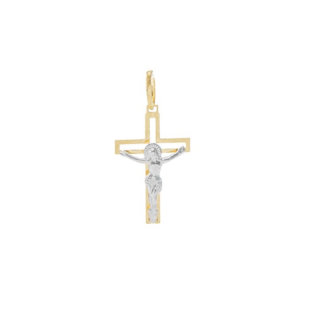 Pingente-crucifixo-com-Cristo-bicolor 