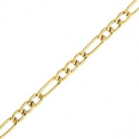 Pulseira em Ouro 18k Infantil 3x1 14cm Oca - 1.40g