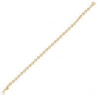 Pulseira em Ouro 18k Bailarina 19cm - 3.30g