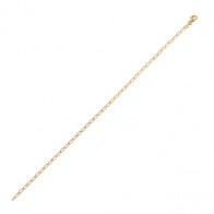 Pulseira em Ouro 18k Elos Iguais 19cm -1.20g