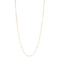 Corrente em Ouro 18k Veneziana Elo Longo 40cm - 2.00g