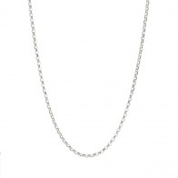 Corrente Elo Português Branca 45cm - 2.00gr