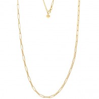 Corrente em Ouro 18k  Choker Veneziana Elos Longos - 3.40g